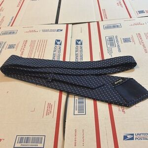 Kiton- TIE NAVY BLUE WITH YELLOW AND BABY BLUE DIAMONDS-👔👔👔- HAPPY POSHING